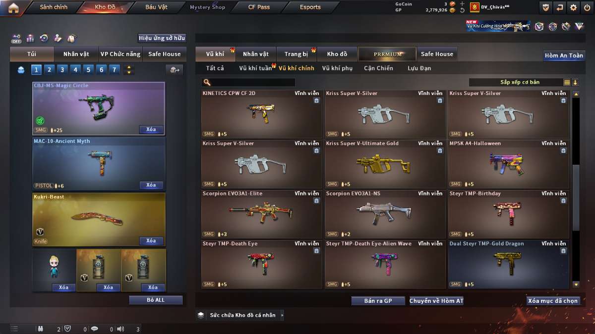 shop acc cf uy tin gia re